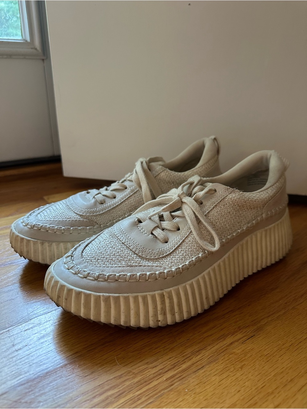Dolce Vita Cream Platform Sneakers
